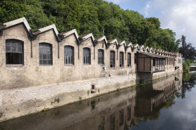 Atelier de fabrication nord. Murs-pignons depuis le sud-est. © Région Bourgogne-Franche-Comté, Inventaire du patrimoine