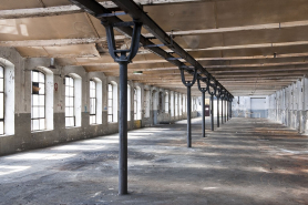 Atelier de fabrication nord. Vue intérieure depuis le nord. © Région Bourgogne-Franche-Comté, Inventaire du patrimoine