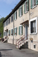 Habitation à 8 logements. Détail de la façade antérieure. © Région Bourgogne-Franche-Comté, Inventaire du patrimoine