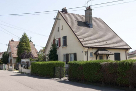 Maisons jumelées rue de Bourgogne. © Région Bourgogne-Franche-Comté, Inventaire du patrimoine