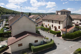 Vue plongeante depuis le nord. © Région Bourgogne-Franche-Comté, Inventaire du patrimoine