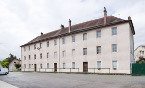 Bâtiment administratif et logement patronal. Façade antérieure. © Région Bourgogne-Franche-Comté, Inventaire du patrimoine