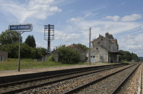 Vue générale du bâtiment des voyageurs depuis le sud-est. © Région Bourgogne-Franche-Comté, Inventaire du patrimoine
