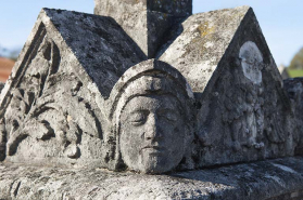 Tête © Région Bourgogne-Franche-Comté, Inventaire du patrimoine