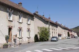 Alignement de façades rue du 4e R.T.T. © Région Bourgogne-Franche-Comté, Inventaire du patrimoine