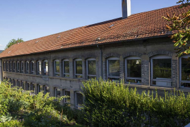 Aile nord : façade postérieure. © Région Bourgogne-Franche-Comté, Inventaire du patrimoine