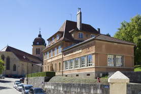 Vue d'ensemble, depuis l'est. © Région Bourgogne-Franche-Comté, Inventaire du patrimoine