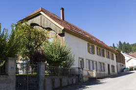 Ferme vue de l'est : façades antérieure et latérale gauche. © Région Bourgogne-Franche-Comté, Inventaire du patrimoine