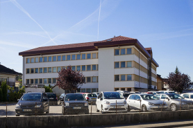 Usine : façade latérale gauche, de trois quarts. © Région Bourgogne-Franche-Comté, Inventaire du patrimoine