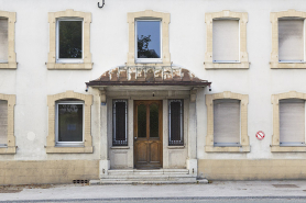 Façade antérieure : entrée de l'atelier de fabrication. © Région Bourgogne-Franche-Comté, Inventaire du patrimoine