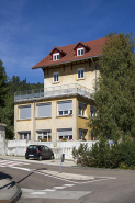 Façade latérale gauche, de trois quarts droite. © Région Bourgogne-Franche-Comté, Inventaire du patrimoine