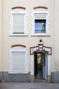 Immeuble, façade antérieure : baies. © Région Bourgogne-Franche-Comté, Inventaire du patrimoine