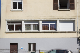 Façade latérale gauche : fenêtres d'atelier. © Région Bourgogne-Franche-Comté, Inventaire du patrimoine