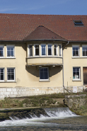 Façade postérieure : oriel. © Région Bourgogne-Franche-Comté, Inventaire du patrimoine
