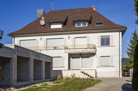 Maison : façade côté usine. © Région Bourgogne-Franche-Comté, Inventaire du patrimoine