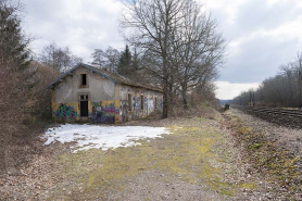 Station de pompage ayant abrité la machine à vapeur : vue générale. © Région Bourgogne-Franche-Comté, Inventaire du patrimoine