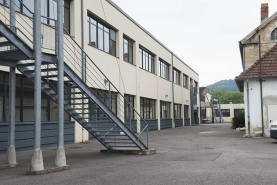 Façade ouest de l'externat. © Région Bourgogne-Franche-Comté, Inventaire du patrimoine
