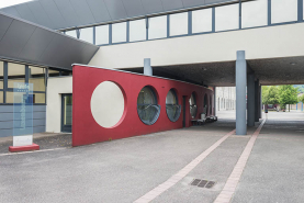 Détail de l'entrée. © Région Bourgogne-Franche-Comté, Inventaire du patrimoine