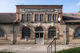 Atelier de fabrication de la Société française des Métaux ouvrés. Travée centrale. © Région Bourgogne-Franche-Comté, Inventaire du patrimoine