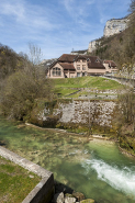 Le bâtiment d'exploitation depuis le sud. © Région Bourgogne-Franche-Comté, Inventaire du patrimoine