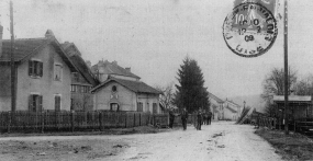 Maison de garde-barrière en gare de Port-d'Atelier-Amance, 1er quart 20e siècle. © Région Bourgogne-Franche-Comté, Inventaire du patrimoine