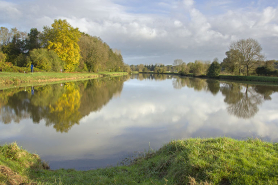 La Saône à hauteur de Saint-Albin. © Région Bourgogne-Franche-Comté, Inventaire du patrimoine