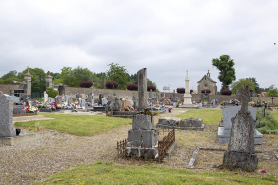 Vue d'ensemble du cimetière. © Région Bourgogne-Franche-Comté, Inventaire du patrimoine