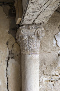 Colonne adossée au mur du deuxième palier. © Région Bourgogne-Franche-Comté, Inventaire du patrimoine