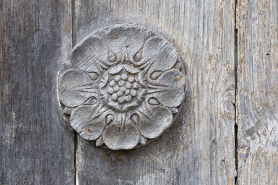 Décor de la porte cochère. © Région Bourgogne-Franche-Comté, Inventaire du patrimoine