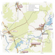 Tracé de la ligne Paris-Mulhouse sur la commune de Faverney. © Région Bourgogne-Franche-Comté, Inventaire du patrimoine