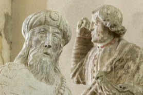 Groupe sculpté © Région Bourgogne-Franche-Comté, Inventaire du patrimoine