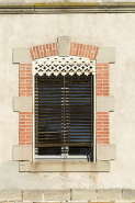 Détail d'une baie. © Région Bourgogne-Franche-Comté, Inventaire du patrimoine