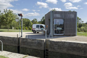 Poste de commande. © Région Bourgogne-Franche-Comté, Inventaire du patrimoine