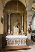 Statue représentant une Vierge de l'Assomption. © Région Bourgogne-Franche-Comté, Inventaire du patrimoine