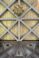 Détail du plafond. © Région Bourgogne-Franche-Comté, Inventaire du patrimoine