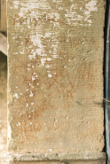 Détail d'une pierre de la porte de grange. © Région Bourgogne-Franche-Comté, Inventaire du patrimoine