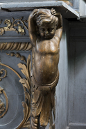 Détail du retable. © Région Bourgogne-Franche-Comté, Inventaire du patrimoine