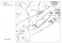 Plan masse et de situation. © Région Bourgogne-Franche-Comté, Inventaire du patrimoine