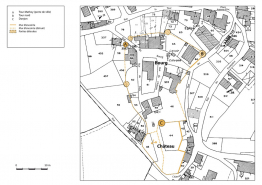 Plan de masse et de situation des anciennes fortifications. © Région Bourgogne-Franche-Comté, Inventaire du patrimoine