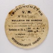 Bulletin de marche du 1er décembre 1924. © Région Bourgogne-Franche-Comté, Inventaire du patrimoine