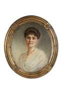 Portrait de Claire Parrenin. © Région Bourgogne-Franche-Comté, Inventaire du patrimoine