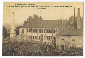 La verrerie de la Rochère, carte postale. © Région Bourgogne-Franche-Comté, Inventaire du patrimoine