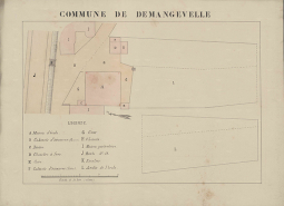 Plan © Région Bourgogne-Franche-Comté, Inventaire du patrimoine