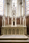 Vue générale du maitre-autel. © Région Bourgogne-Franche-Comté, Inventaire du patrimoine