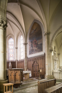 Vue du choeur. © Région Bourgogne-Franche-Comté, Inventaire du patrimoine
