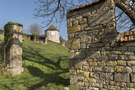 Vue depuis l'impasse de la Saône. © Région Bourgogne-Franche-Comté, Inventaire du patrimoine