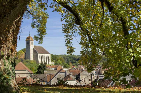 Vue générale depuis le château. © Région Bourgogne-Franche-Comté, Inventaire du patrimoine
