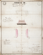 Reconstruction du pont au dessus du ruisseau la Sacquelle (1841). © Région Bourgogne-Franche-Comté, Inventaire du patrimoine
