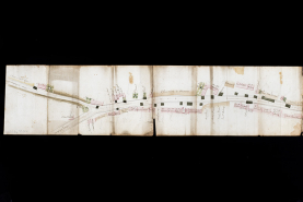 Plan du quartier autour de la Grande rue (1814). © Région Bourgogne-Franche-Comté, Inventaire du patrimoine