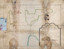 Plan des bois au hameau de Richecourt (18e siècle). © Région Bourgogne-Franche-Comté, Inventaire du patrimoine